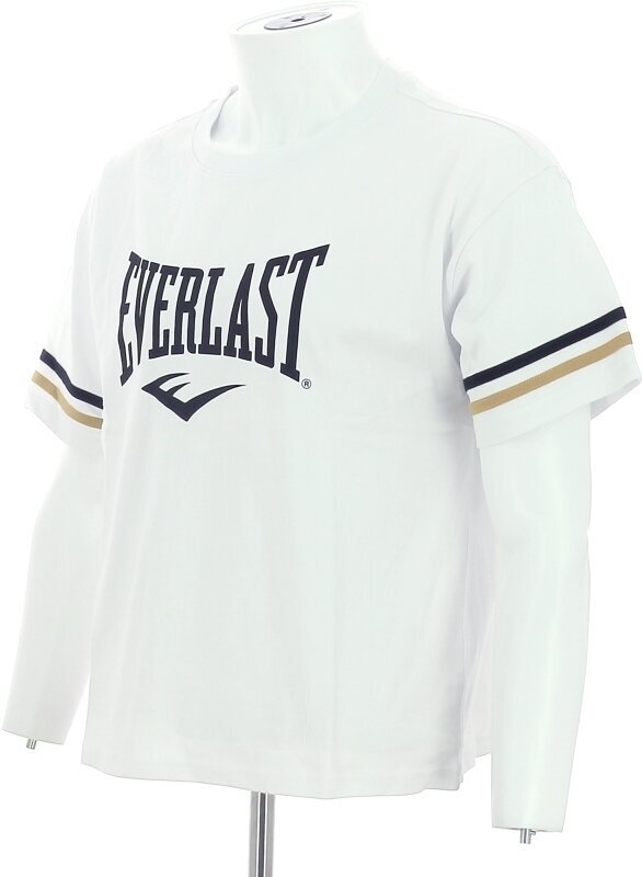 Fitness shirt Everlast Lya White/Black/Nuggets S Fitness shirt