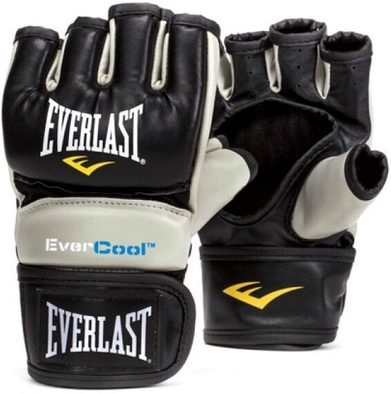 Boxing and MMA gloves Everlast Everstrike Training Gloves Black/Grey M/L