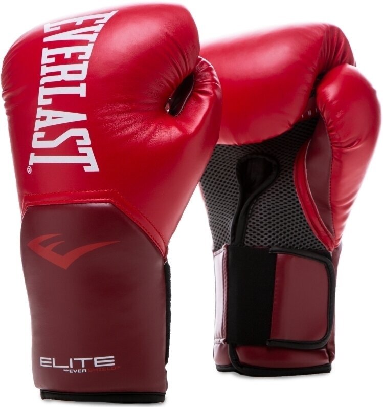 Boxnings- och MMA-handskar Everlast Pro Style Elite Gloves Red 10 oz