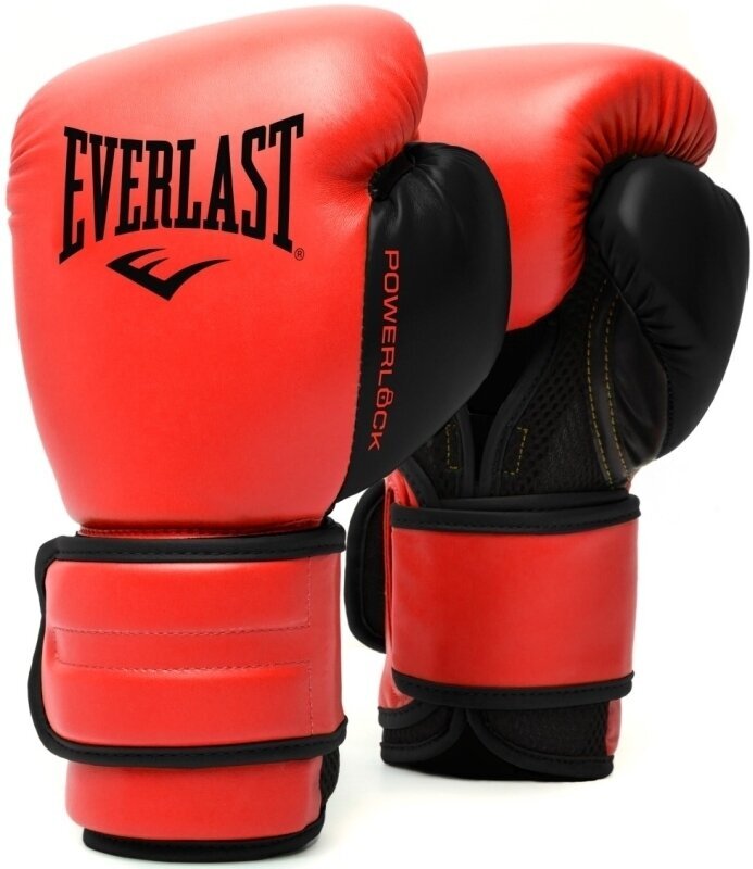 Gant de boxe et de MMA Everlast Powerlock 2R Gloves Red 12 oz