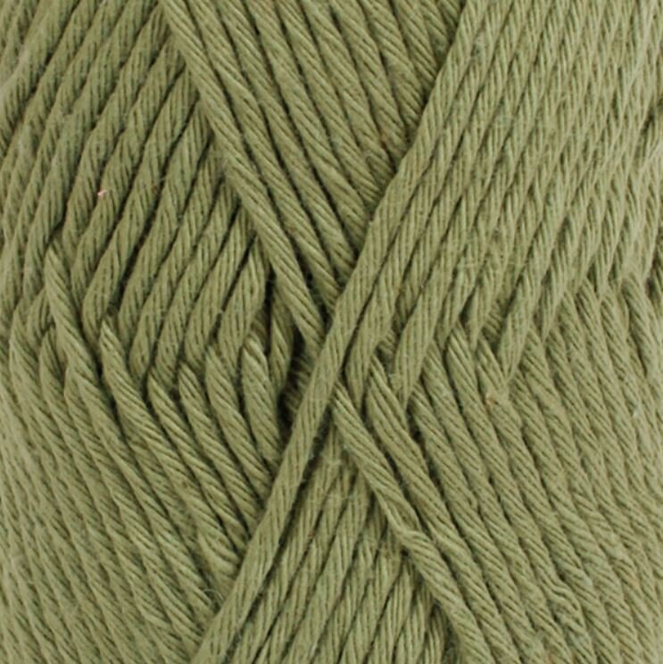 Fios para tricotar Drops Paris Uni Colour 25 Moss Green