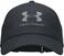 Boné de corrida Under Armour Men's UA Iso-Chill ArmourVent Adjustable Hat Black/Pitch Gray UNI Boné de corrida