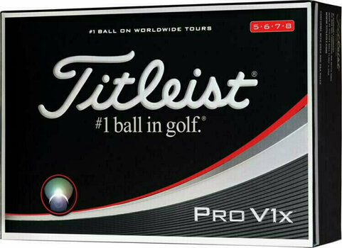 Golf žogice Titleist Pro V1X High Numbers - 1