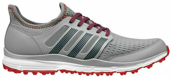 Golfskor för herrar Adidas Climacool Mens Golf Shoes Mid Grey/Night Marine/Power Red UK 9 - 1