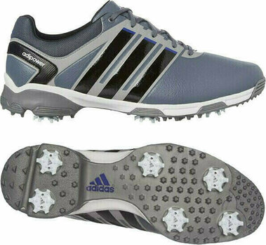 Chaussures de golf pour hommes Adidas Adipower Tour WD Chaussures de Golf pour Hommes Onix/Navy UK 10 - 1