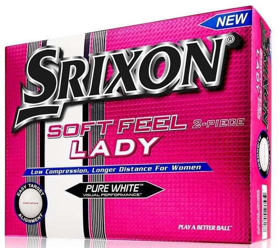 Нова топка за голф Srixon Soft Feel Lady 3B Pink 3B