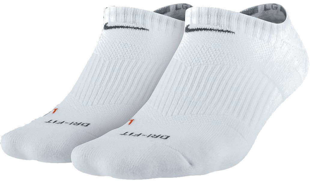 Ponožky Nike Golf Dri-Fit Performance Essential No Show II White M