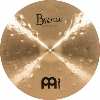 Cymbale crash Meinl B22ETHC Byzance Traditional Extra Thin Hammered Cymbale crash 22" - 1