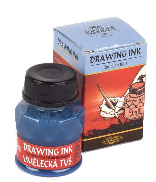 Мастило KOH-I-NOOR Drawing Ink 2405 Cerulean Blue