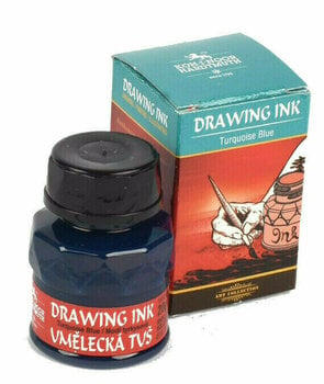 Tinta KOH-I-NOOR Drawing Ink 2461 Turquoise Blue - 1