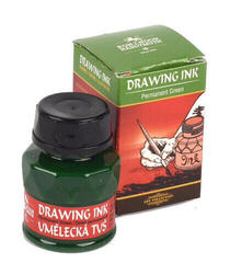 Tinta KOH-I-NOOR 0141753001KK Tinta para desenho 2530 Permanent Green 20 g 1 un.