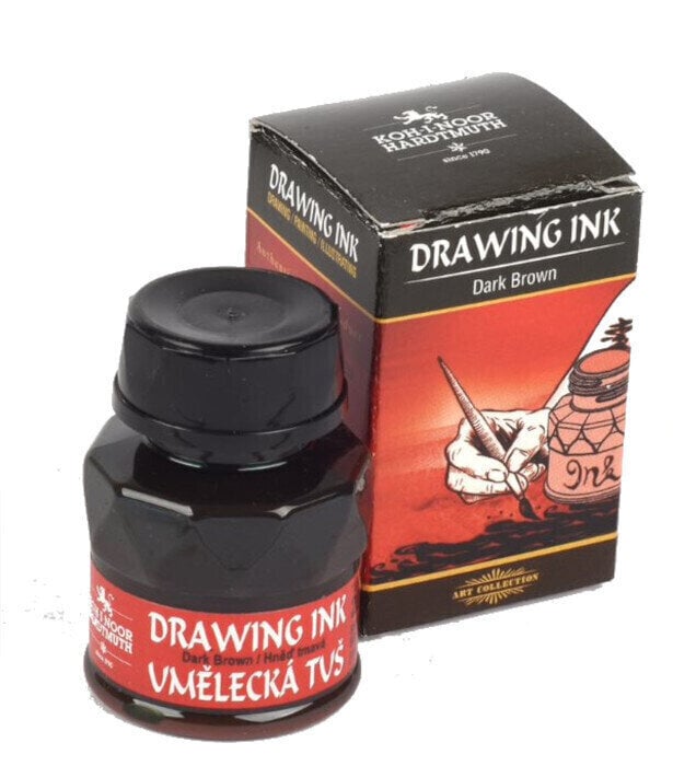 Črnilo KOH-I-NOOR Drawing Ink 2610 Dark Brown