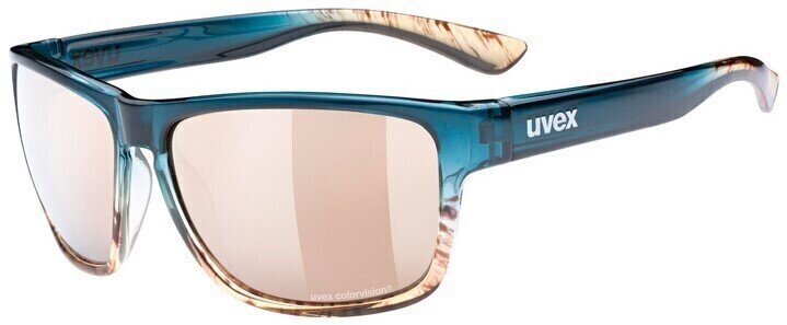 Lifestyle cлънчеви очила UVEX LGL 36 CV Peacock Sand/Mirror Gold Lifestyle cлънчеви очила