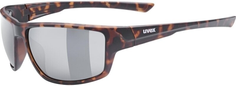 Cycling Glasses UVEX Sportstyle 230 Havanna Mat/Litemirror Silver Cycling Glasses