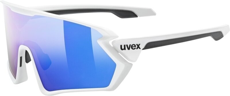 Gafas de ciclismo UVEX Sportstyle 231 White Mat/Mirror Blue Gafas de ciclismo