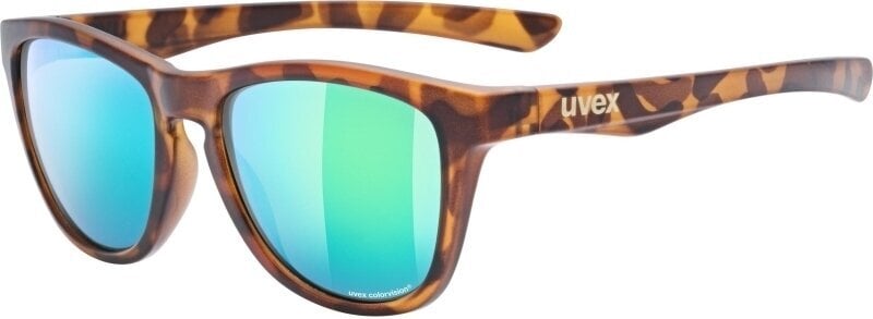 Lifestyle Glasses UVEX LGL 48 CV Havanna Mat/Mirror Green Lifestyle Glasses