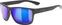 Lifestyle-bril UVEX LGL Ocean P Black Mat/Mirror Blue Lifestyle-bril