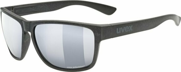 Lifestyle okulary UVEX LGL Ocean P Black Mat/Mirror Silver Lifestyle okulary - 1