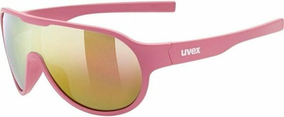 Óculos de ciclismo UVEX Sportstyle 512 Pink Mat/Pink Mirrored Óculos de ciclismo - 1