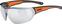 Óculos de ciclismo UVEX Sportstyle 204 Black/Orange/Silver Mirrored Óculos de ciclismo