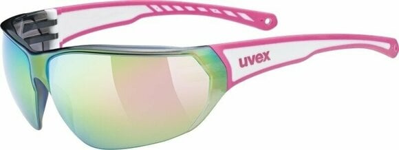 Cycling Glasses UVEX Sportstyle 204 Pink/White Cycling Glasses - 1