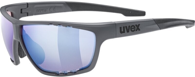 Cyklistické brýle UVEX Sportstyle 706 CV Dark Grey Mat/Outdoor Cyklistické brýle