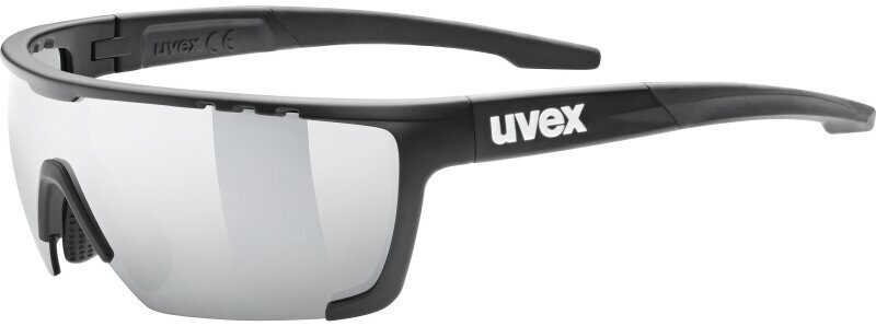 Cycling Glasses UVEX Sportstyle 707 Black Mat/Silver Mirrored Cycling Glasses