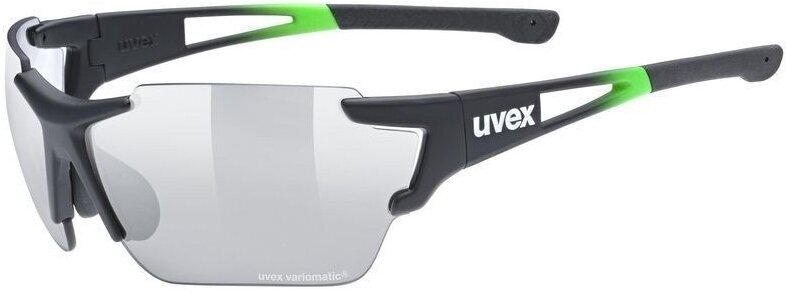 Cycling Glasses UVEX Sportstyle 803 Race VM Black/Green Cycling Glasses