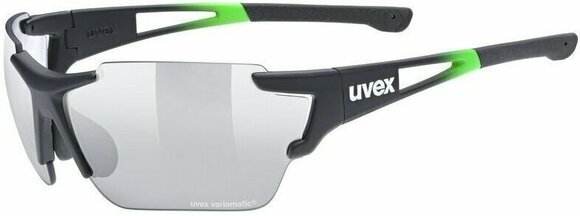 Cycling Glasses UVEX Sportstyle 803 Race VM Black/Green Cycling Glasses - 1