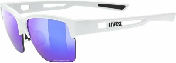 Lunettes de sport UVEX Sportstyle 805 CV White/Mirror Blue - 1