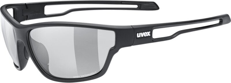 Sportglasögon UVEX Sportstyle 806 V Black Mat/Smoke