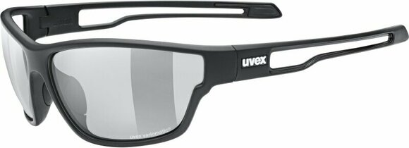 Óculos de desporto UVEX Sportstyle 806 V Black Mat/Smoke - 1