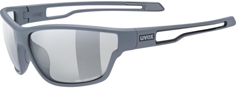 Sportsbriller UVEX Sportstyle 806 V Grey Mat/Smoke