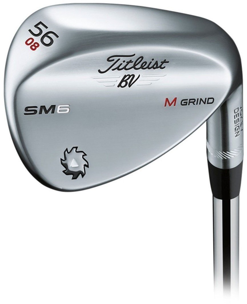 Crosă de golf - wedges Titleist SM6 Tour Chrome Wedge Left Hand F 52-12