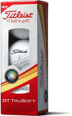Нова топка за голф Titleist Dt Trusoft 4-Ball White