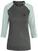 Kolesarski dres, majica Dainese HG Bondi 3/4 Womens Jersey Dark Gray/Water S