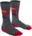 Biciklistički čarape Dainese HG Hallerbos Dark Gray/Red S Biciklistički čarape