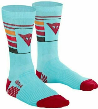 Cycling Socks Dainese HG Hallerbos Light Blue/Red S Cycling Socks - 1