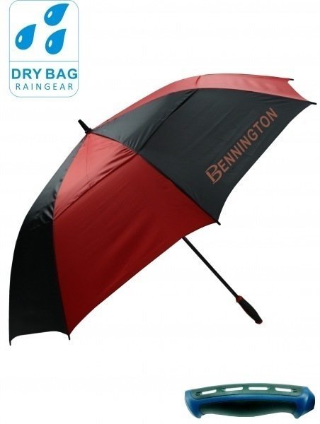 Dežniki Bennington Wind Vent Umbrella Blk/Red