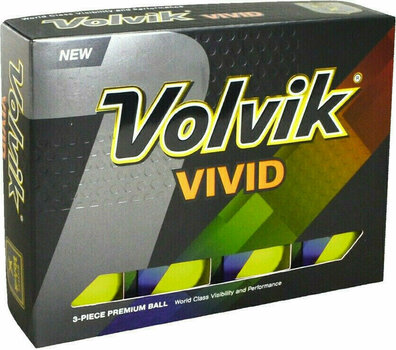 Piłka golfowa Volvik Vivid Yellow - 1