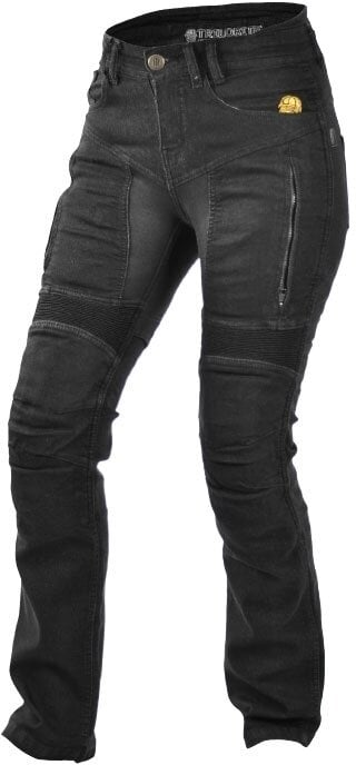 Calças de ganga para motociclismo Trilobite 661 Parado Ladies Black 32 Calças de ganga para motociclismo