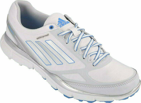 Chaussures de golf pour femmes Adidas Adizero Sport 3 Chaussures de Golf Femmes Silver/Blue UK 6 - 1