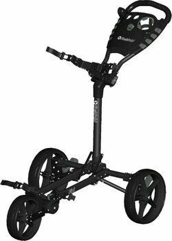 Chariot de golf manuel Fastfold Flat Fold Charcoal/Black Golf Trolley - 1