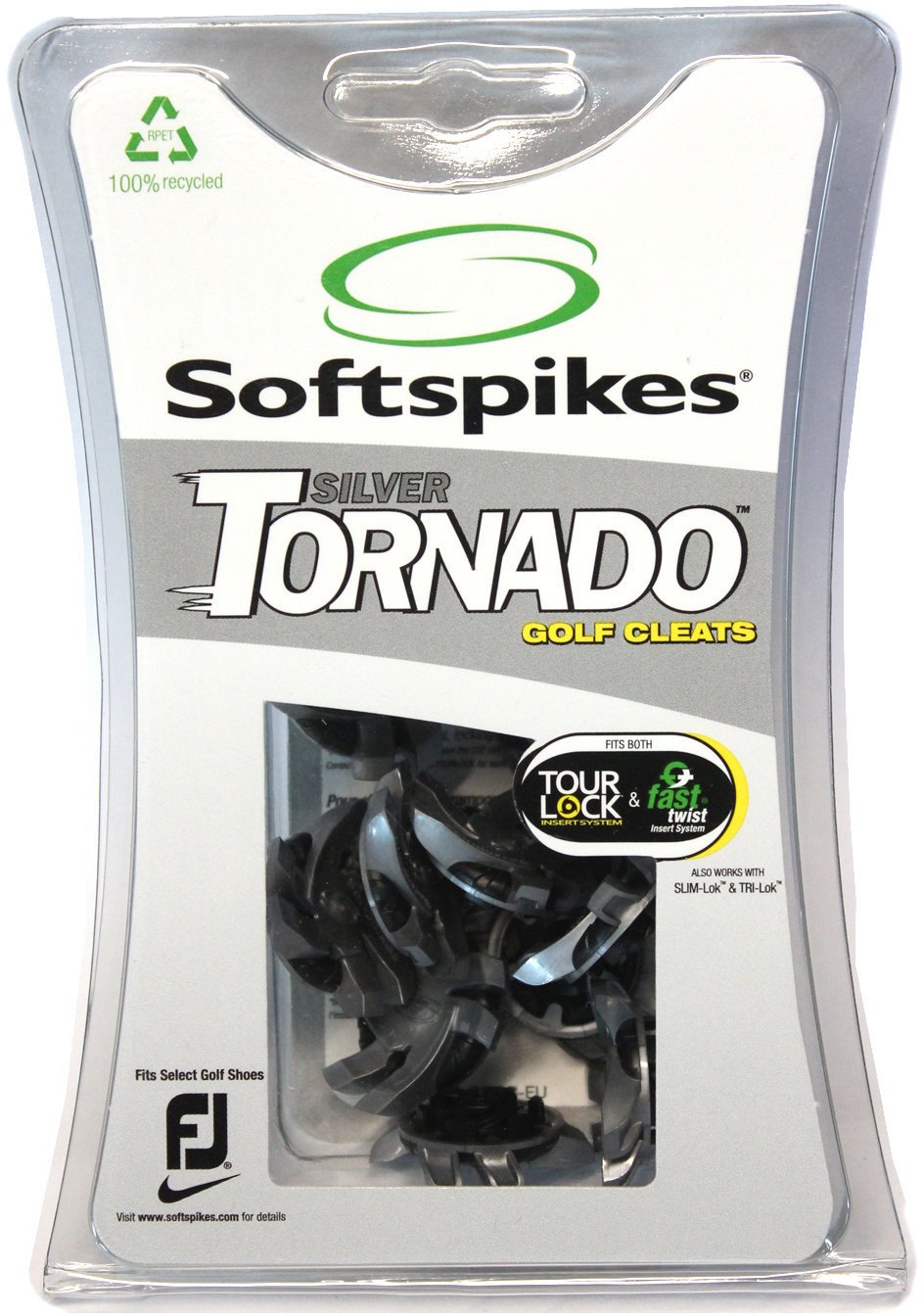 softspikes silver tornado golf cleats