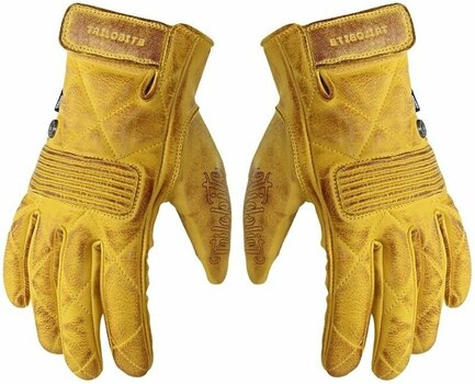 Motorcycle Gloves Trilobite 1941 Faster Gloves Yellow S Motorcycle Gloves - 1