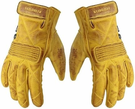 Motorcycle Gloves Trilobite 1941 Faster Gloves Yellow M Motorcycle Gloves - 1