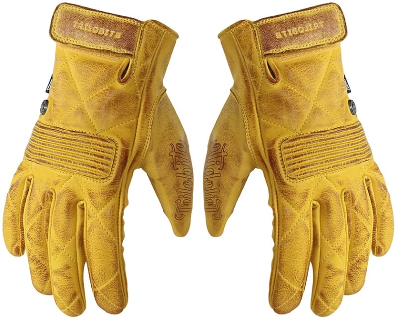 Yellow best sale biker gloves