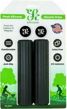 Puños ESI Grips Plush Black 35.0 Puños - 1
