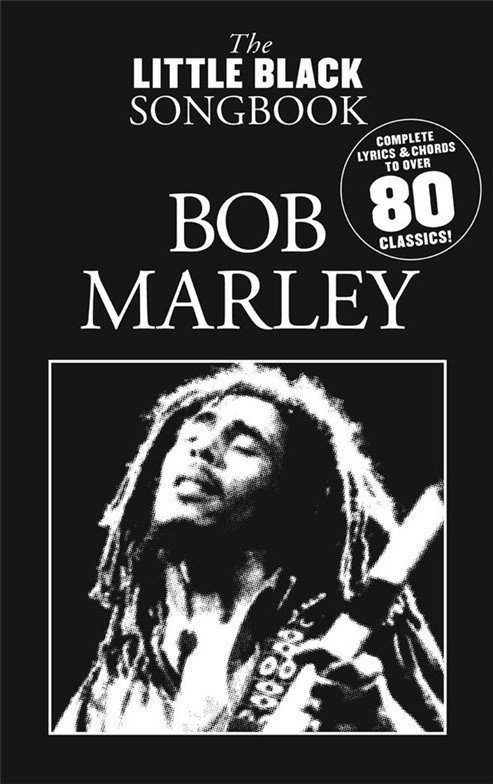 Nuotit kitaroille ja bassokitaroille The Little Black Songbook Bob Marley Nuottikirja