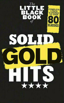 Gitár és basszusgitár kották The Little Black Songbook The Little Black Book Of Solid Gold Hits Kotta - 1